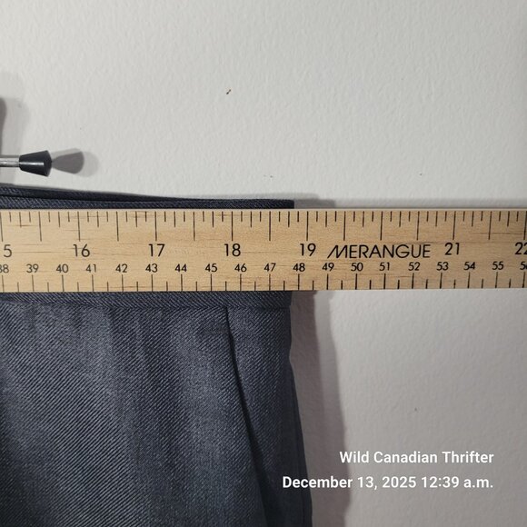 Buffalo David Bitton Navy Dress Pants 100% Polyester Flat Front - Picture 5 of 6